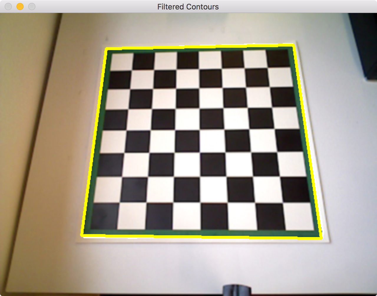 1: Workflow A top view snapshot of a chess board is taken at one